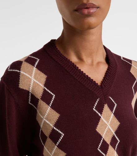 Chloé Pull Argyle en laine et cachemire - Chloe - Modalova