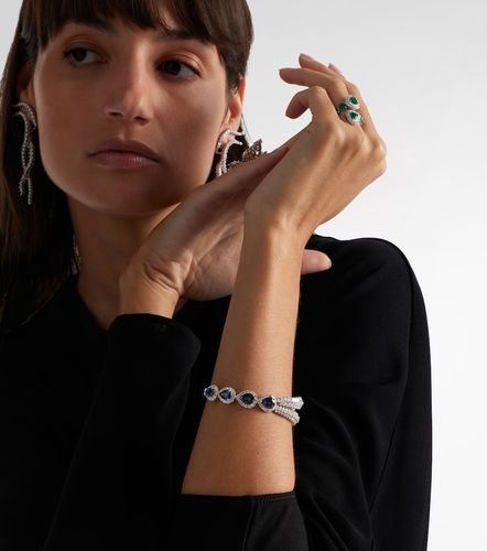 Bracelet Reign Supreme en or blanc 18 ct, saphirs et diamants - Yeprem - Modalova
