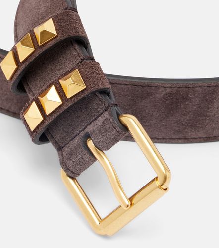 Ceinture Flaneuse Rockstud en daim - Valentino Garavani - Modalova