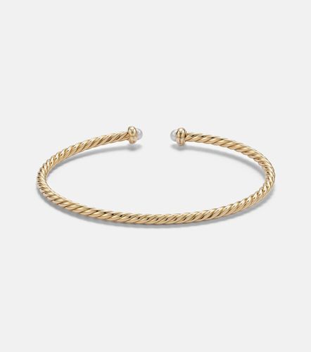 Bracelet Cablespira® Flex Micro en or 18 ct et perles - David Yurman - Modalova