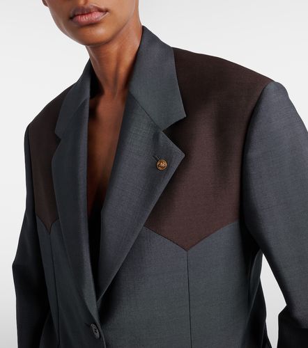 Blazer Medusa en laine et mohair - Versace - Modalova