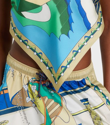 Tory Burch Top en soie à imprimé - Tory Burch - Modalova