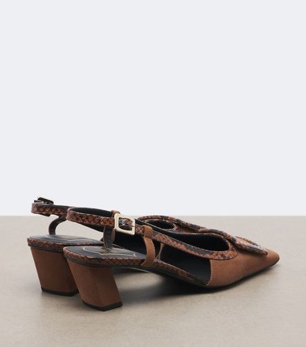 Escarpins slingback Belle Vivier en daim - Roger Vivier - Modalova