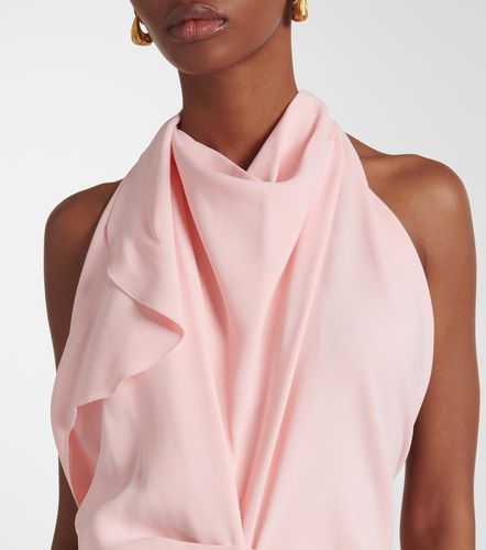 Robe midi en crêpe - Victoria Beckham - Modalova