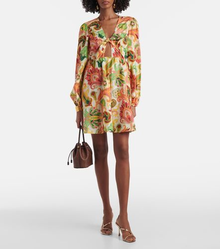 Robe en coton et soie à fleurs - Etro - Modalova