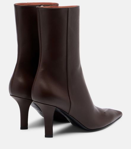 Bottines Christine 80 en cuir - Amina Muaddi - Modalova