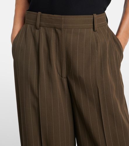 Pantalon droit à fines rayures - Toteme - Modalova