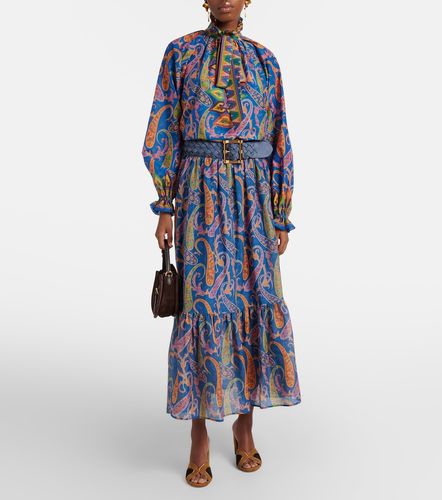 Blouse imprimée en sergé de coton et soie - Etro - Modalova