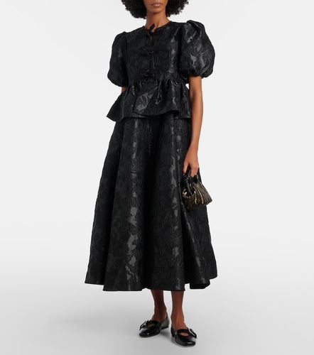 Ganni Blouse en satin à fleurs - Ganni - Modalova