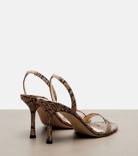 Sandales slingback Jenn en cuir façon serpent - Jimmy Choo - Modalova