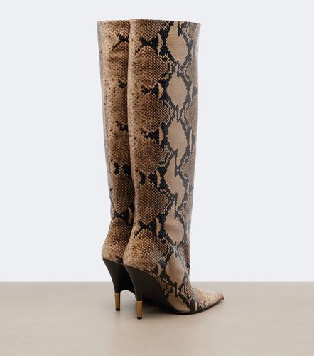 Bottes Bella en cuir façon serpent - Khaite - Modalova