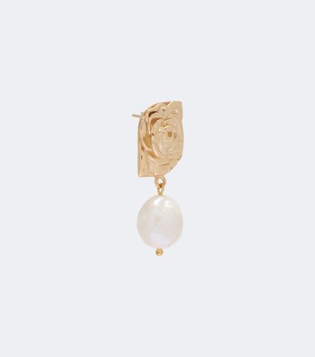 Boucles d'oreilles pendantes à fleurs et perles fantaisie - Magda Butrym - Modalova