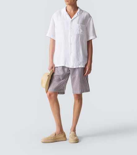 Fedeli Chemise de bowling en lin - Fedeli - Modalova