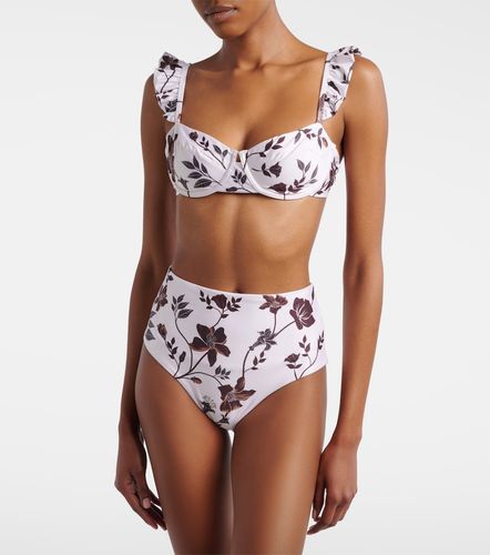 Culotte de bikini Magenta à fleurs - Agua by Agua Bendita - Modalova