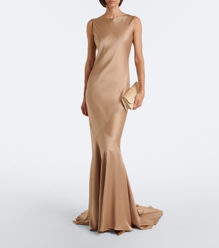 Max Mara Robe longue en satin - Max Mara - Modalova