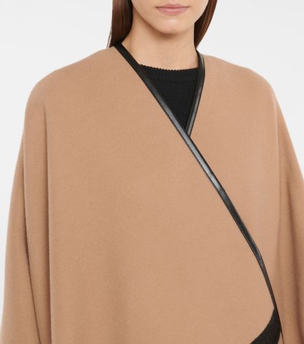 Cape en laine vierge à logo - Moncler - Modalova