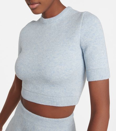 Alaïa Pull raccourci en laine - Alaia - Modalova