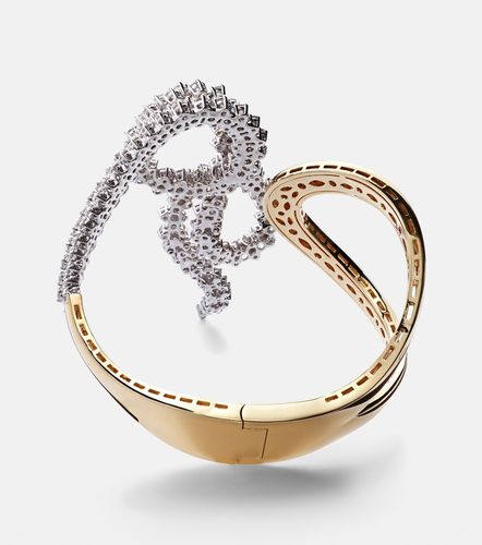 Bracelet Golden Strada en or jaune et blanc 18 ct et diamants - Yeprem - Modalova