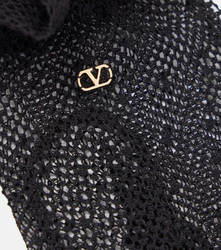 Gants VLogo Signature en tulle - Valentino - Modalova