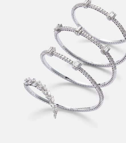 Bracelet Y-Couture en or blanc 18 ct et diamants - Yeprem - Modalova