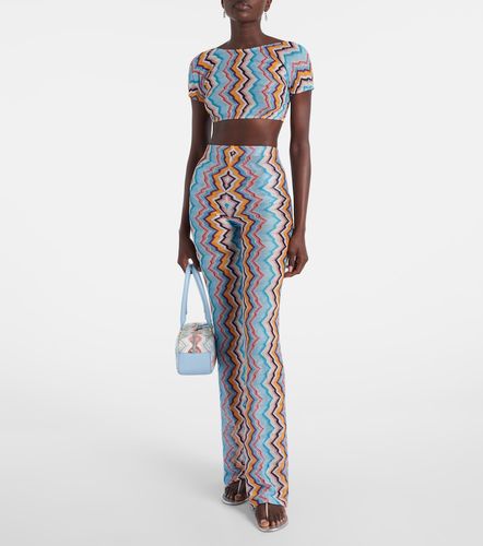 Pantalon évasé Zigzag à taille haute - Missoni - Modalova