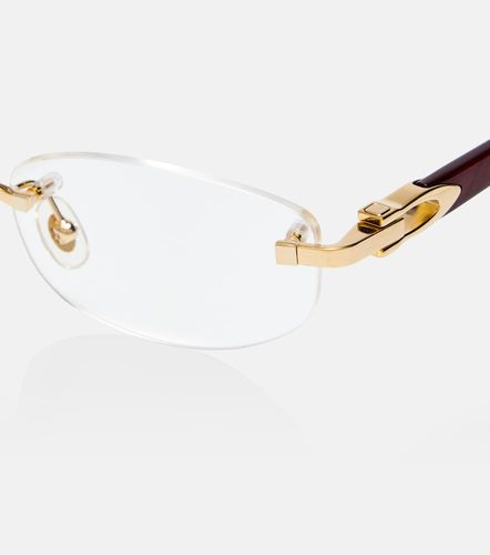 Lunettes Signature C ovales - Cartier Eyewear Collection - Modalova