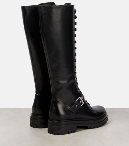 Bottes Miles en cuir à lacets - Gianvito Rossi - Modalova