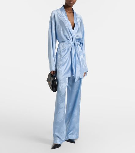 Robe portefeuille en soie - Balenciaga - Modalova