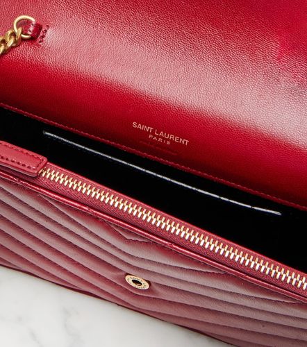 Portefeuille à chaîne Cassandre en cuir - Saint Laurent - Modalova