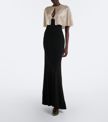 Robe longue à cape et ornements - Roland Mouret - Modalova