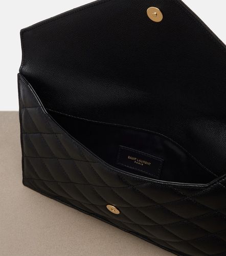 Pochette Paris en cuir - Saint Laurent - Modalova