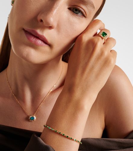 Bracelet Tennis en or 18 ct et émeraudes - Suzanne Kalan - Modalova