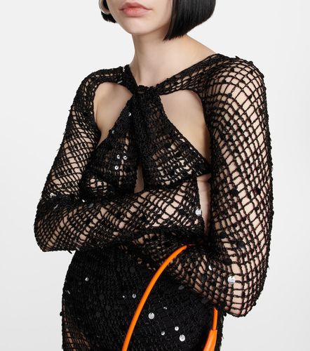 Robe longue en crochet à sequins - Coperni - Modalova