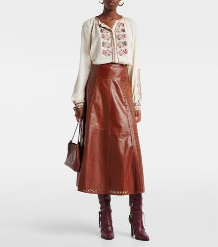 Jupe midi Aninda en cuir - Ulla Johnson - Modalova