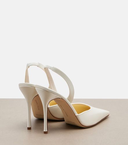 Escarpins slingback Borelapla en satin - Manolo Blahnik - Modalova