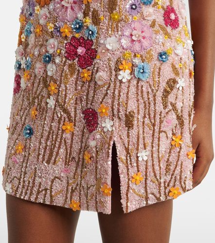 Là Fuori Robe à sequins et appliqués floraux - La Fuori - Modalova