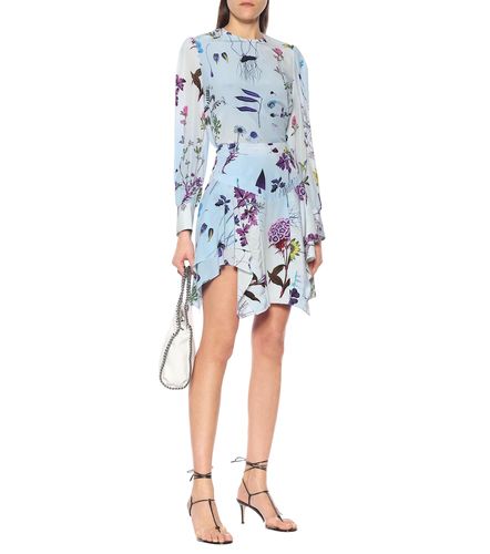 Mini-jupe imprimée en soie - Stella McCartney - Modalova