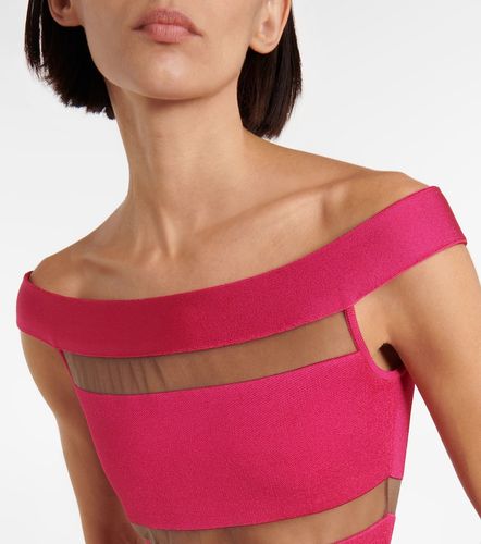 Balmain Robe à encolure bardot - Balmain - Modalova