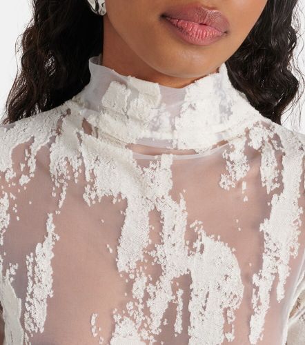 Top à col roulé en coton mélangé - Acne Studios - Modalova
