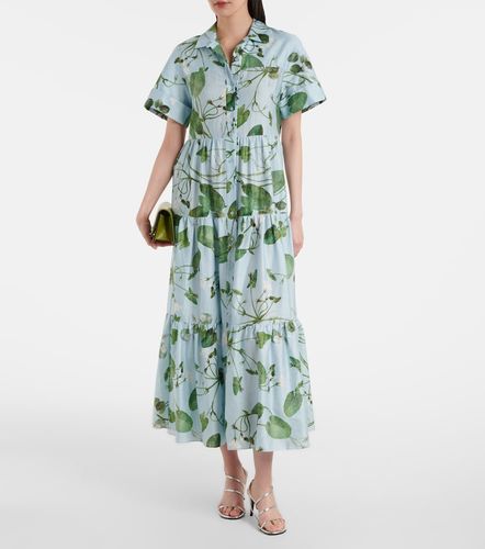 Erdem Robe midi en coton à fleurs - Erdem - Modalova