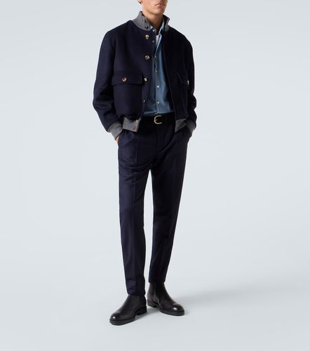Pantalon slim en laine vierge - Slowear - Modalova