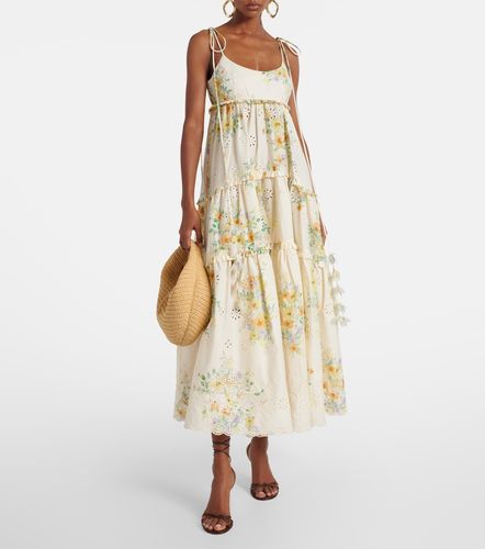Alémais Robe longue Juliette en coton à fleurs - Alemais - Modalova