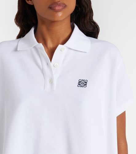 Polo asymétrique en coton piqué - Loewe - Modalova