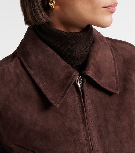 Veste Nahla raccourci en daim - Agolde - Modalova