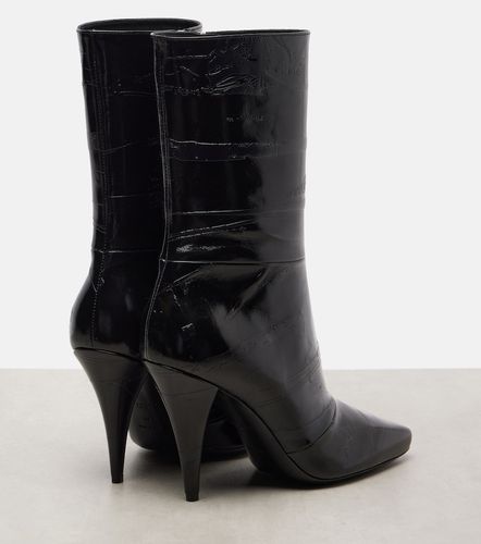 Bottines Sliced Square 95 en cuir - Givenchy - Modalova