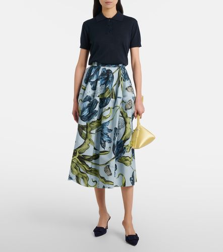 Erdem Jupe midi en coton à fleurs - Erdem - Modalova