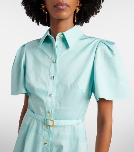 Robe chemise en coton imprimée - Leo Lin - Modalova