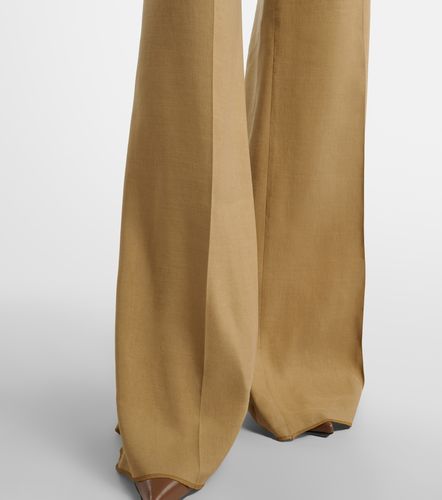 Pantalon ample en lin et soie - Max Mara - Modalova