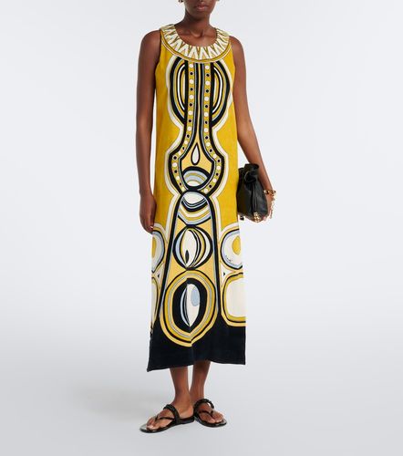 Robe midi Totem en coton à imprimé - La DoubleJ - Modalova