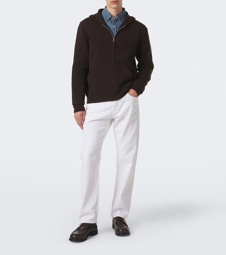 Sweat-shirt à capuche en laine et cachemire - Allude - Modalova